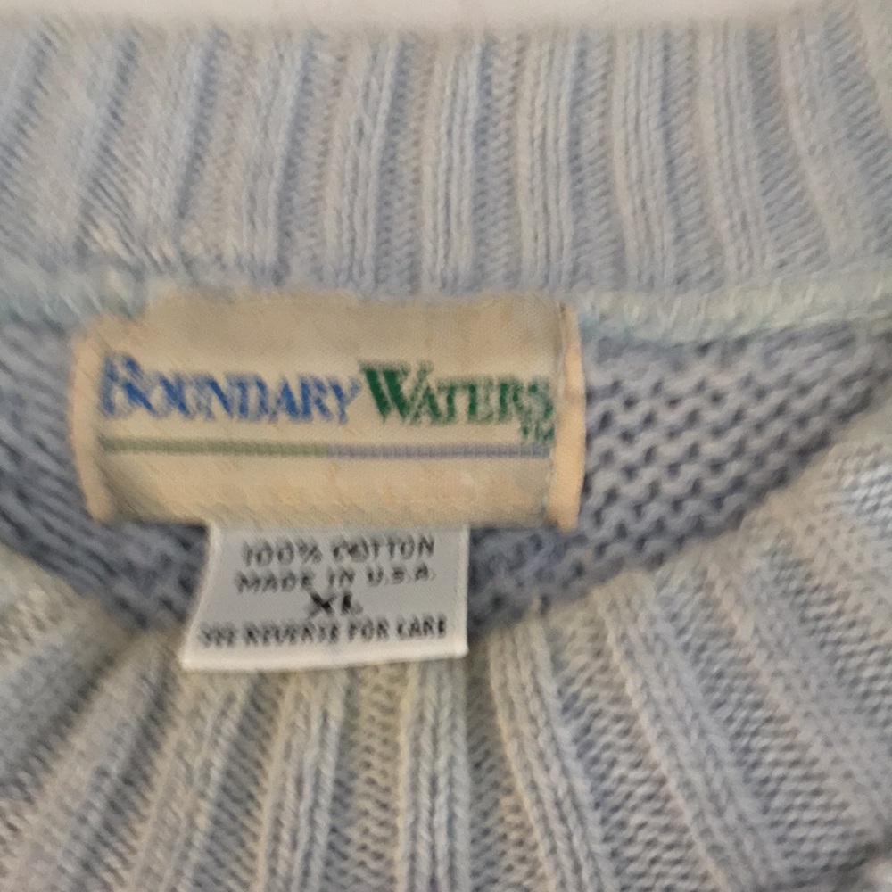 Mens sweater, beautiful light blue color.